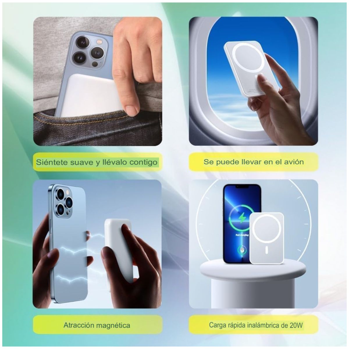 Power Bank Magnético 12000 mAh RPP-65